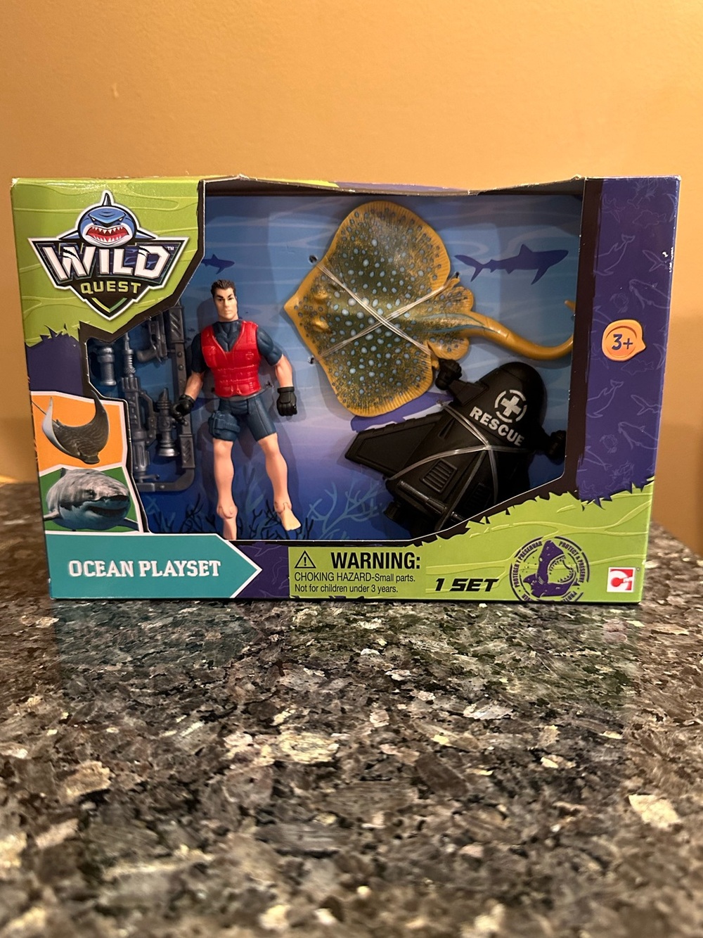 Wild Quest Ocean Playset – Stingray Rescue Adventure Set (New in Package)